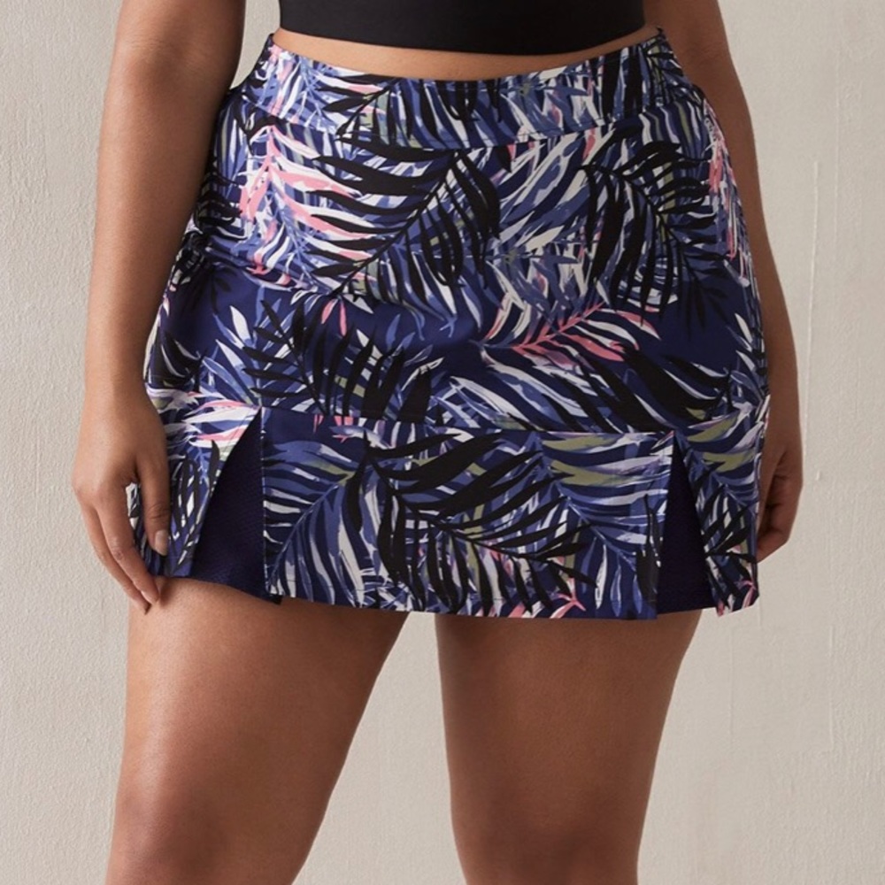 Printed Skort Navy Print size 5X (30-32)